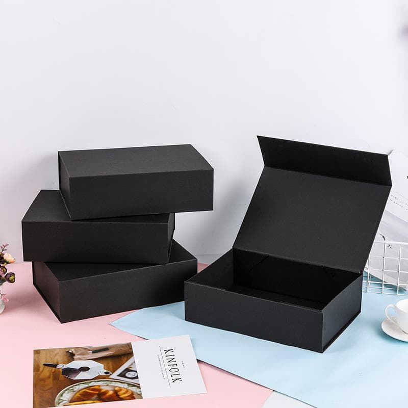 black magnetic gift box
