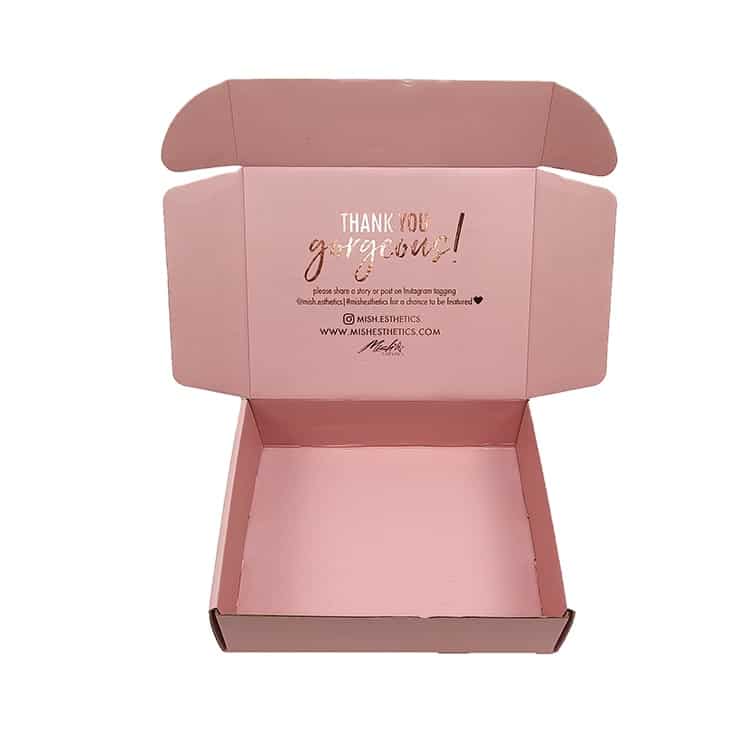 large pink gift box