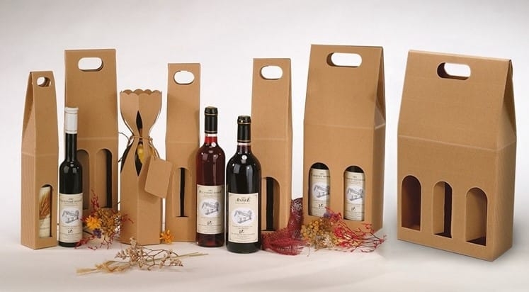 cardboard wine boxes wholesale