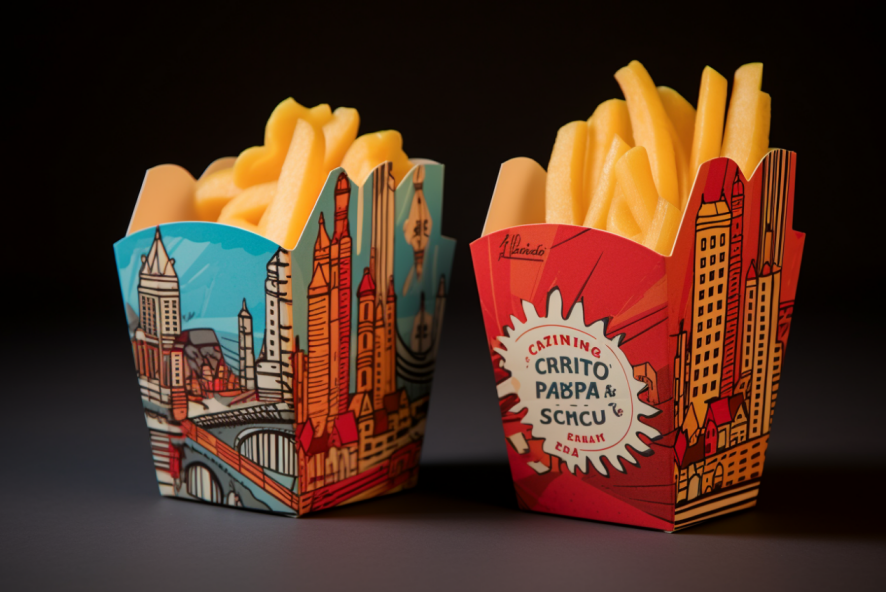 custom french fry boxes